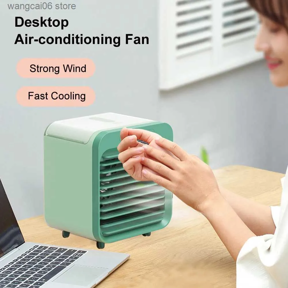 Desktop Air Purifier Portable AC Cooling Fan USB Water Cooling Fan