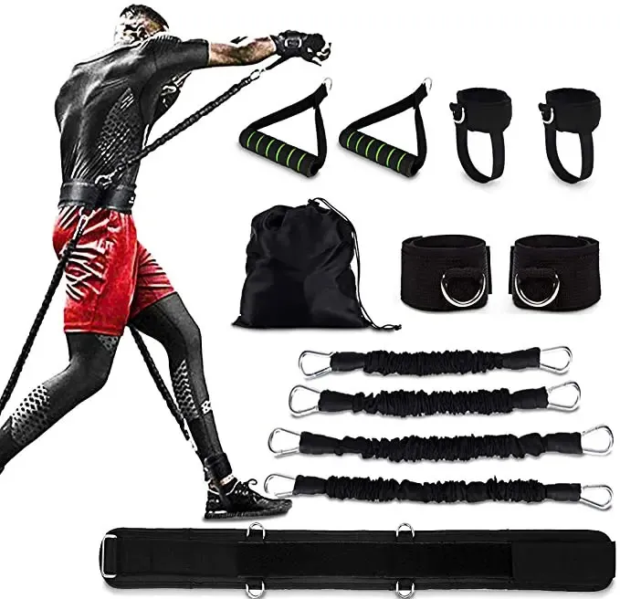 Resistance Bands BRONJEE Sports Fitness Bounce Trainer Leg Band Set Boxing Exercise Belt for Strength Training Workout Bouncing 231216