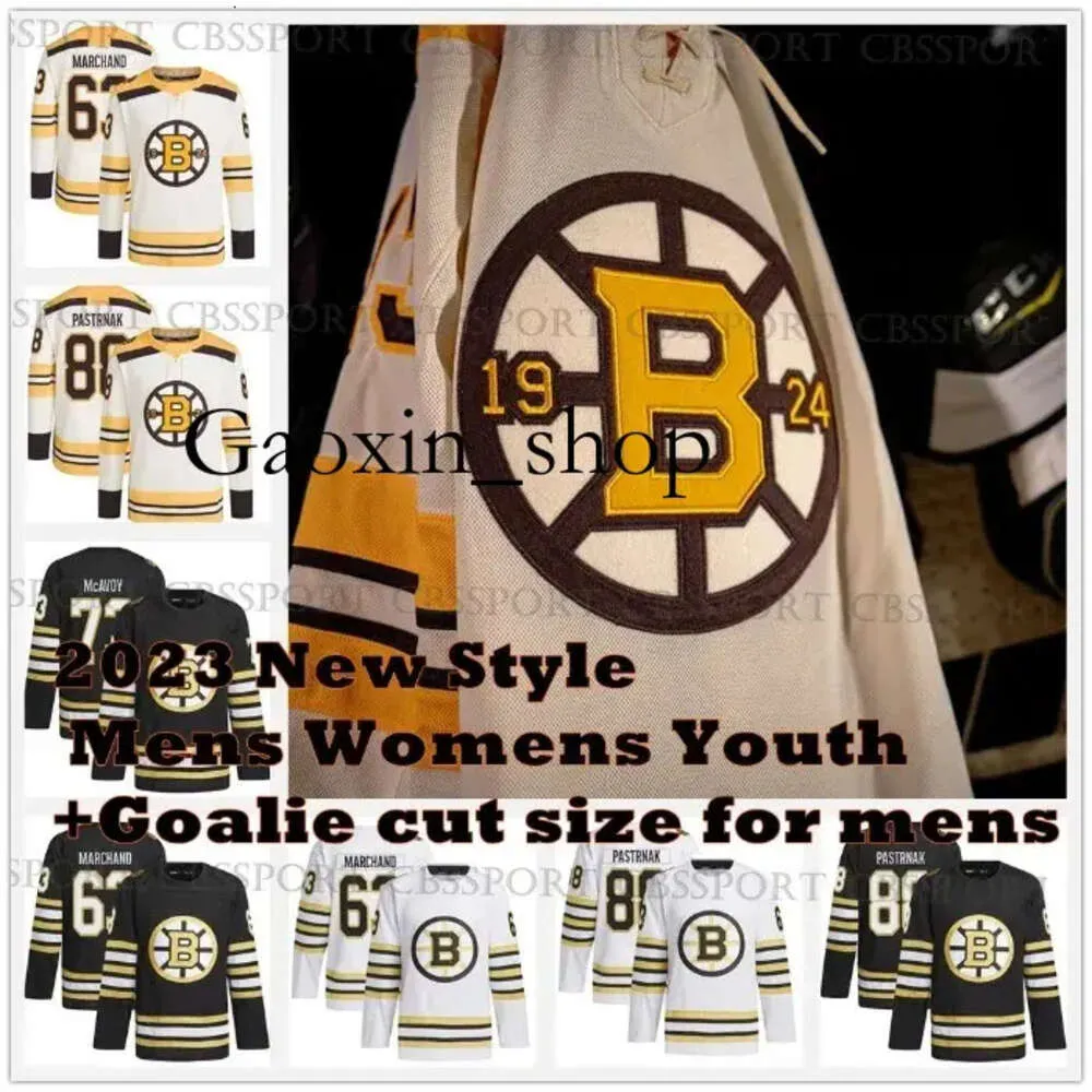 Gaoxin Goalie Cut Brad Marchand Bruin 100. Centennial-Trikot Bostons Linus Ullmark Patrice Bergeron Jeremy Swayman David Pastrnak Lucic Jake