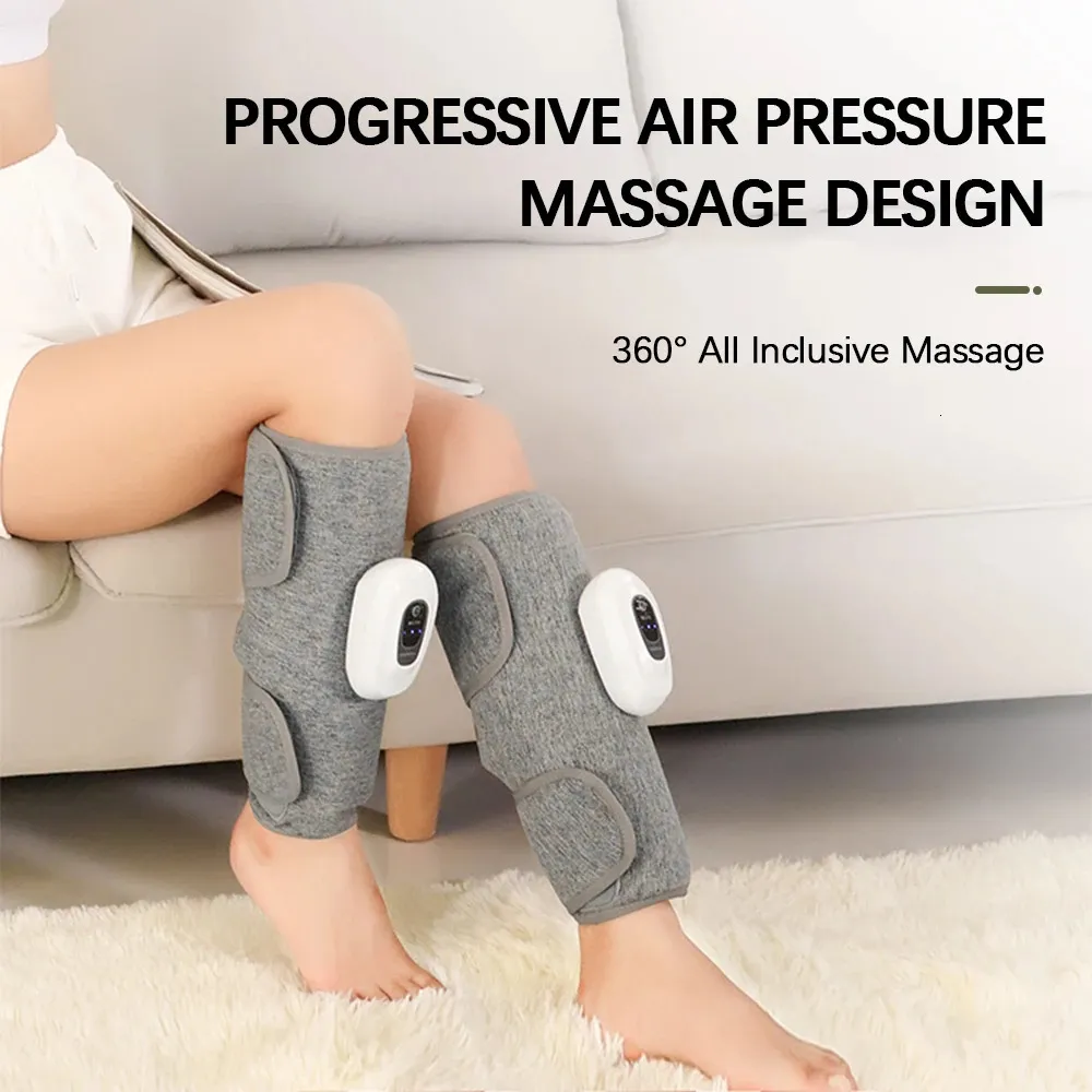 Foot Massager Smart Leg Massage 3 Modes Vibration Air Compression Wireless Electric Compress Pressure 231216