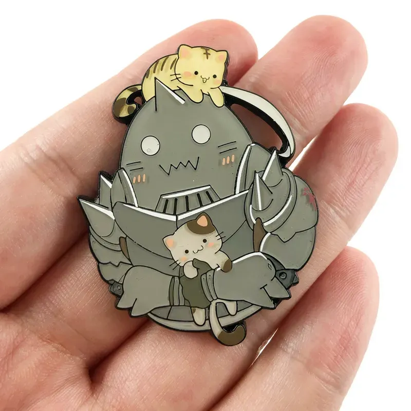 Fullmetal Alchemist Cute Enamel Pin Anime Pins Badges on Backpack Cute Things Accessories for Jewelry Japanese Manga Gift Brooch