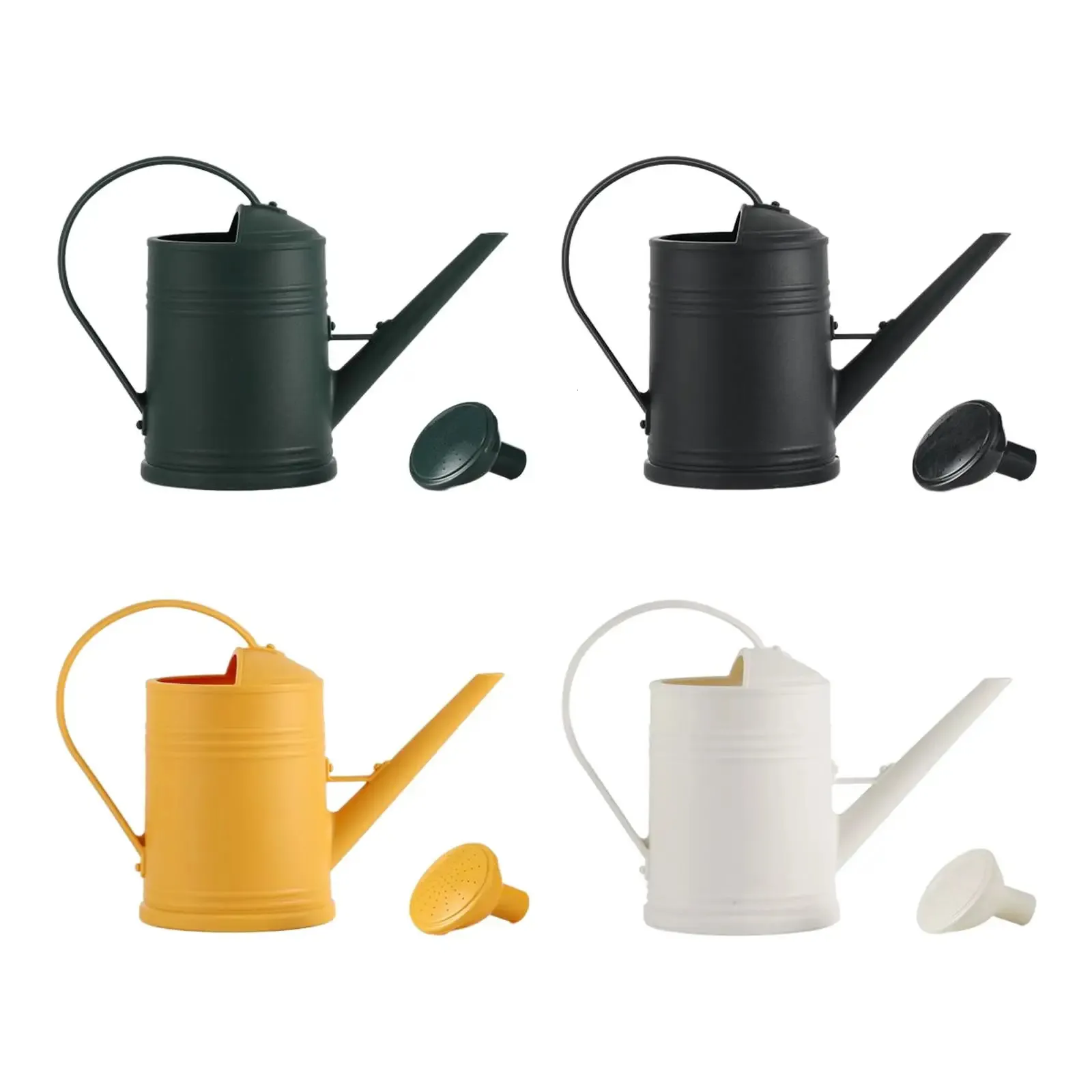 Sprutor vattnar flaskor Långt munträdgårdsverktyg burk för gårdsblommor Patio Portable Kettle Outdoor Curved Handtag 231216