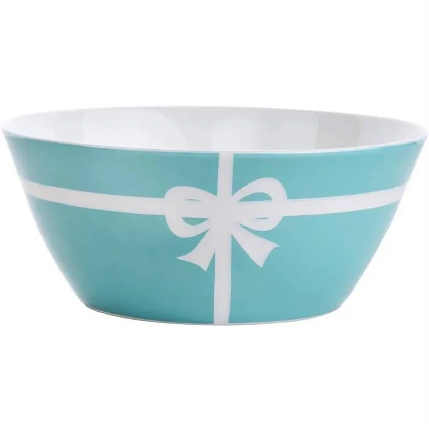 Blue Ceramic Table Seary 5 5 Inch Bowls Disc Breakfast Bow Bone China Dessert Bowl Cereal Sallad Bowl Ceries Good Good Quality Wedding212R