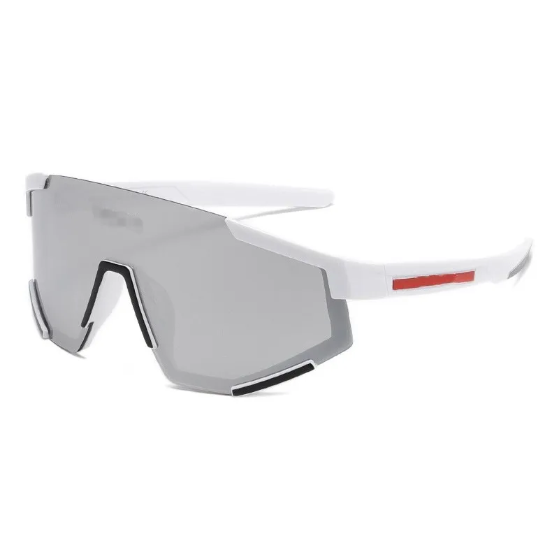Designer solglasögon UV400 kvinnors sport solglasögon mäns högkvalitativa polariserade linser reflekterande färgbeläggning sport ridning