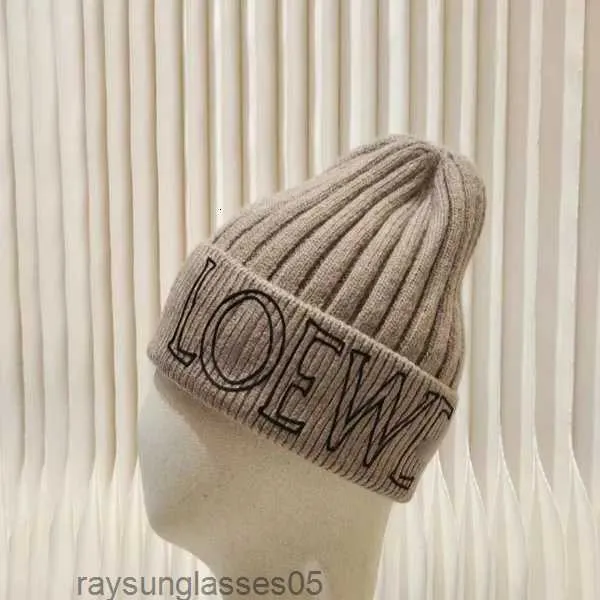 Loewee-Mütze, offizielle Qualität, Designer-Beanie-Kappen für Herren und Damen, Winter, beliebte Wolle, warme Strickmütze 014r3h