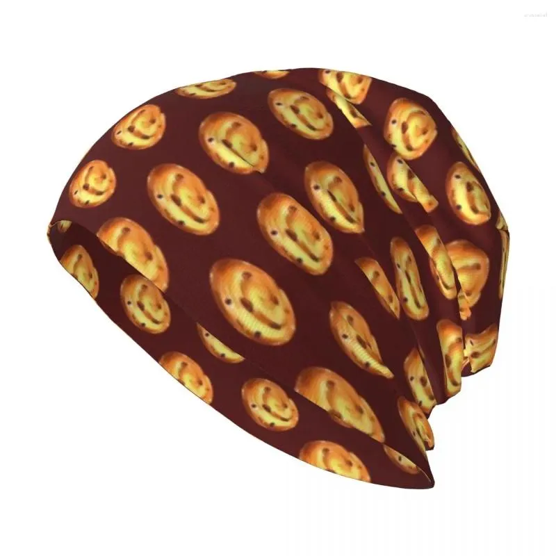 Beret Happy Raisin Bun (Pan Au Raisin) Knit Hat Beach Torba piesze luksusowe czapki ciężarówki dla mężczyzn