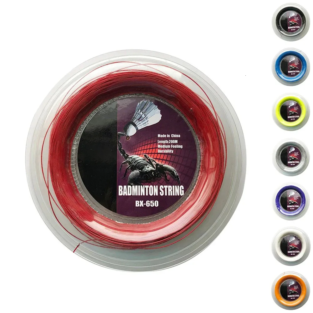 Best Color String For Red Racket Tennis Rackets Strings BX 650 Badminton Racket String Training ...