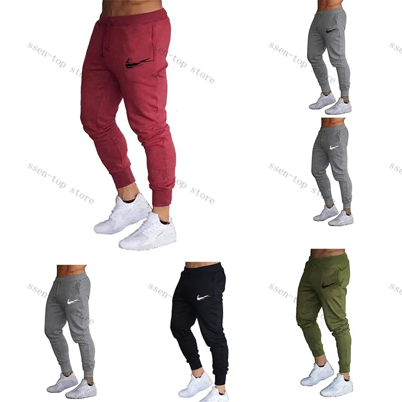 Pantalons Vêtements pour hommes Jogger Pantalons de basket-ball Hommes Fitness Bodybuilding Gymnases pour coureurs Homme Entraînement Pantalon de survêtement noir Pantalon de créateur Casual S-3XL