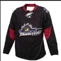 Custom Men Youth women Vintage Customize AHL Cleveland Lake Erie Monsters Hockey Jersey Size S-5XL or custom any name or number259J