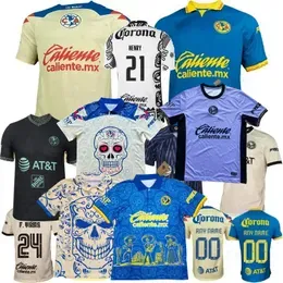 Liga MX Club America Soccer Jerseys 2023 2024 K.AAREZ J.QUINONES D.VALDES G.OCHOA GIOVANI FIDALGO M.LAYUN A.ZENDEJAS 21 22 23 24 Football