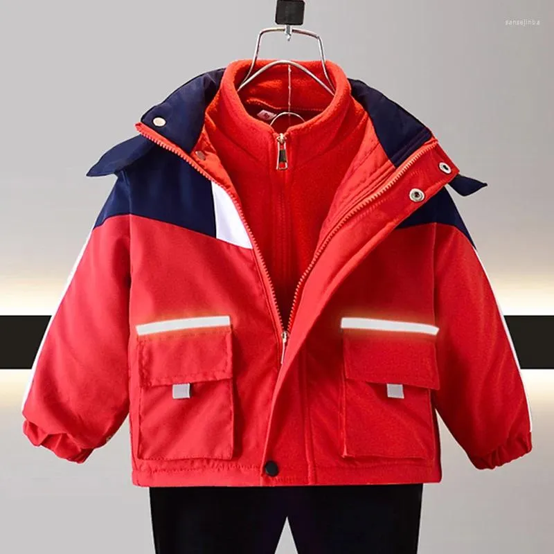 Manteau en duvet pour enfants, vestes d'hiver, manteaux pour garçons, tenues d'extérieur chaudes, coupe-vent, vêtements pour enfants adolescents, Costumes pour bébés de 3 4 5 8 10 ans