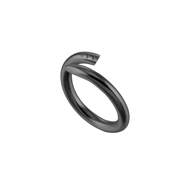 Herr- och kvinnors designer ringer Classic Love Rings Bröllopsdag Alla hjärtans dag Ringar Lyxiga smycken Gåvor Storlek 5-11