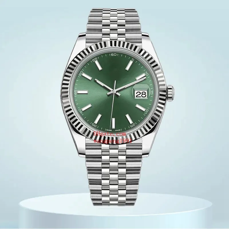 38 Färg Mens Luxury Watches 41mm 126334 116333 126331 116231 126301 Rostfritt stål Mekaniska automatiska armbandsur