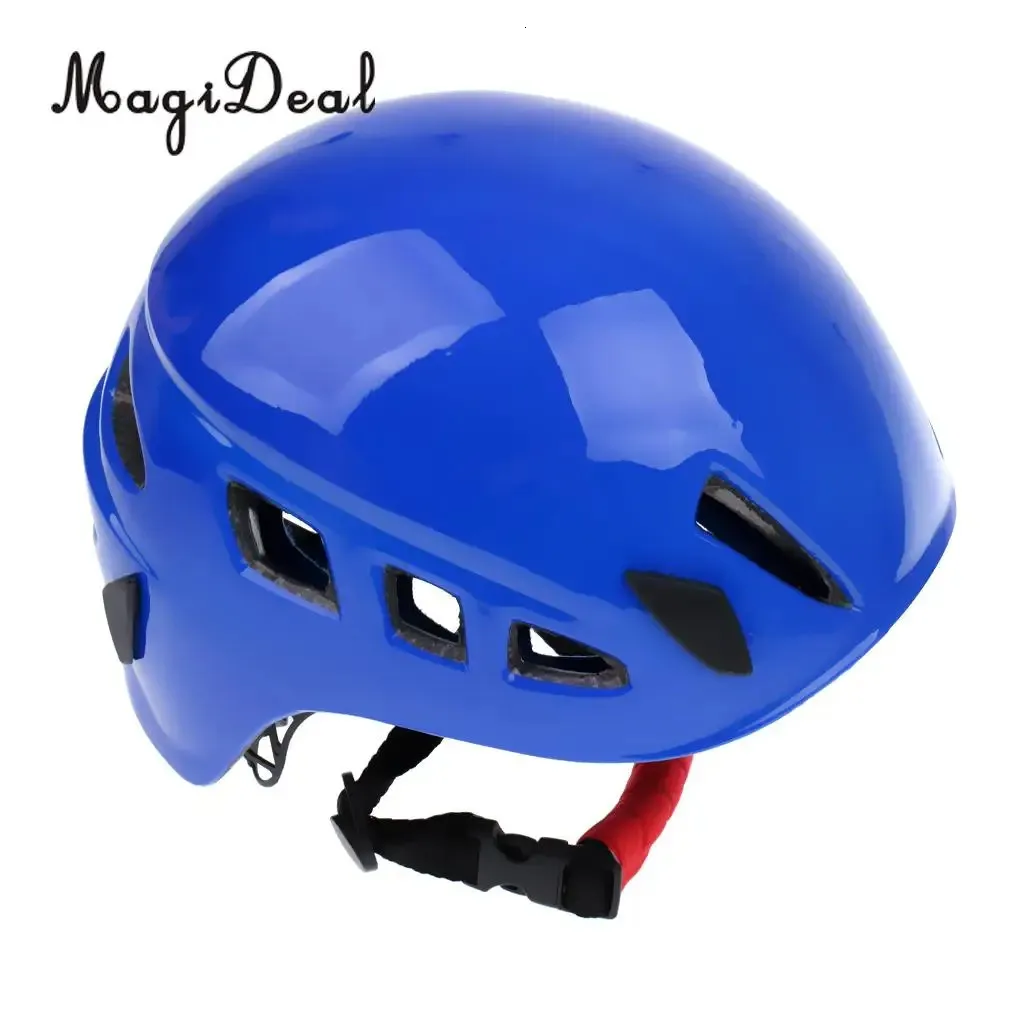 MagiDeal Safe Rock Climbing Downhill Caving Rappelling Rescue Helmet Protector for Kayak Canoe Boat Dinghy Camping Accessory