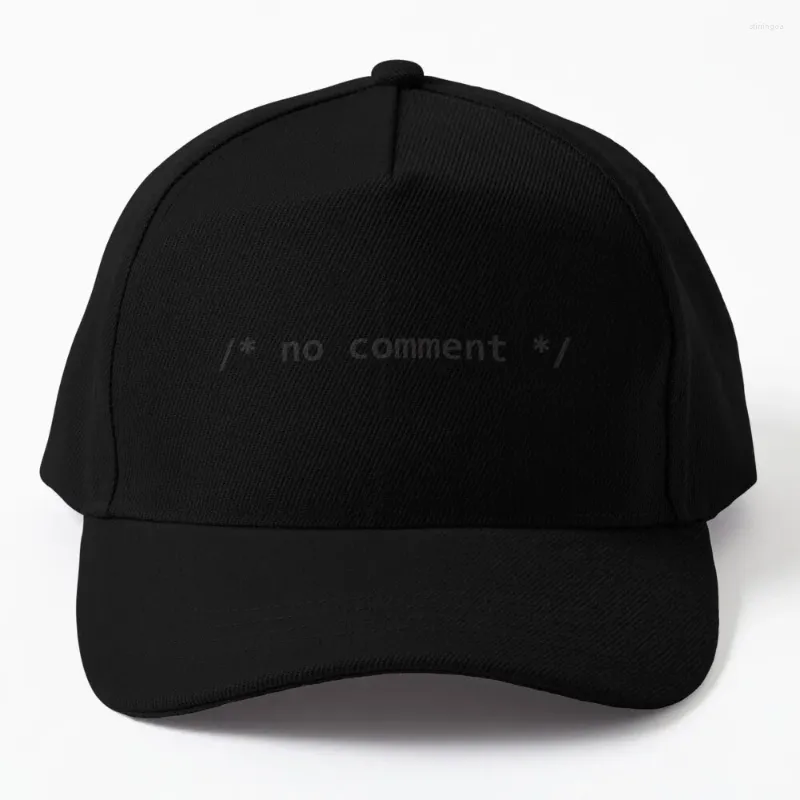 Ball Caps No Comment (Black) Baseball Cap Brand Man Brand Man Gentleman Hat Hats Hats Trucker Men Women's