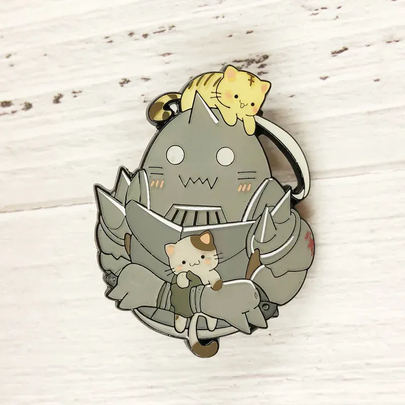 Fullmetal Alchemist Cute Enamel Pin Anime Pins Badges on Backpack Cute Things Accessories for Jewelry Japanese Manga Gift Brooch