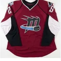 Men Cleveland Lake Erie Monsters 25 Stewart Hockey Jersey or custom any name or number retro Jersey2817