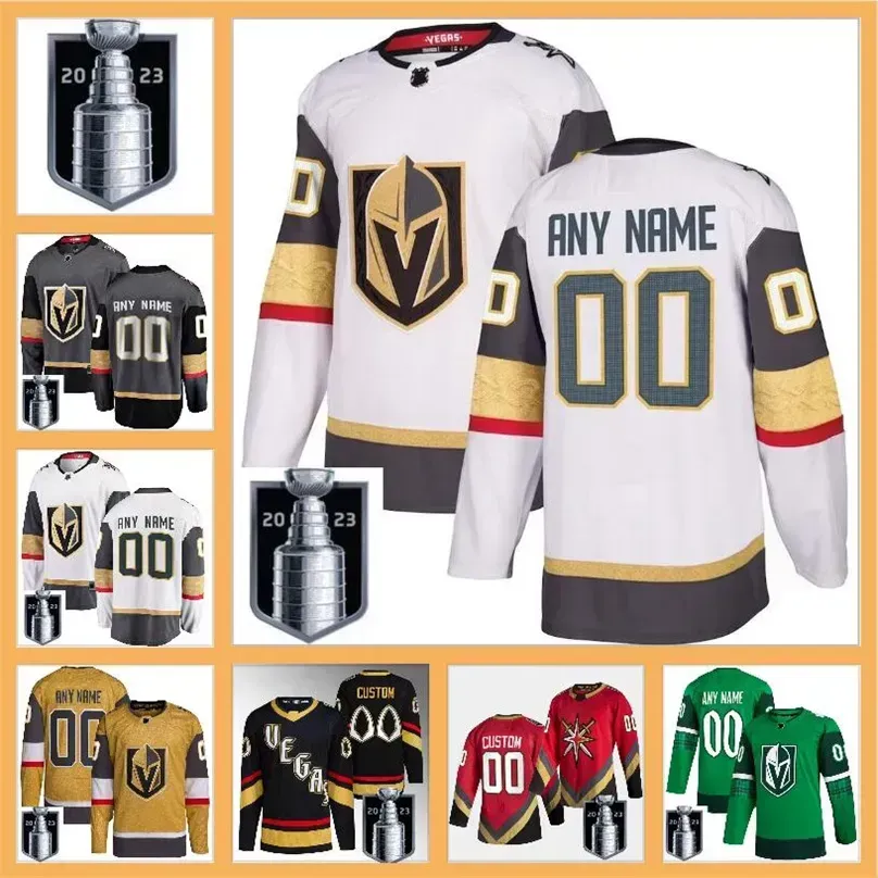 Vegas''golden''knights''2023 Stanley Cup Maglie personalizzata Hockey Nhlaii Jack Eichel Mark Stone William Karlsson Alex Pietrangelo Jonathan Theo