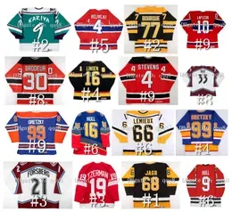 Vintage Hockey Jerseys Joe Sakic Quebec Nordiques Guy Lafleur Doug Gilmour Wendel Clark Pavel Bure Mats Sundin Peter Stastny Lemieux Brian L