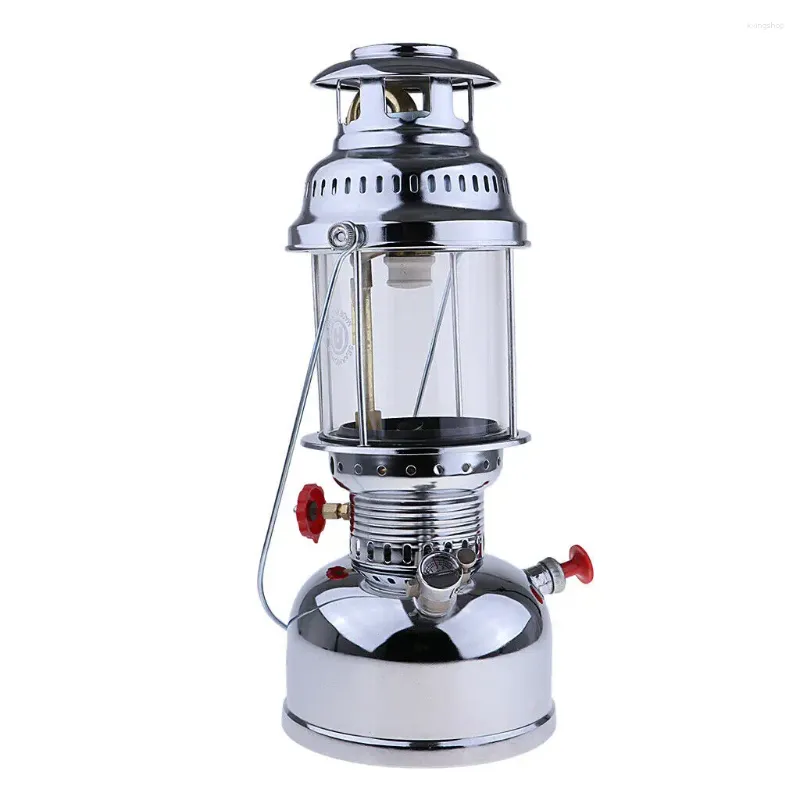 Garden Decorations Portable Outdoor Gas Lantern Camping Hiking Light Safety Kerosene Oil Lamp