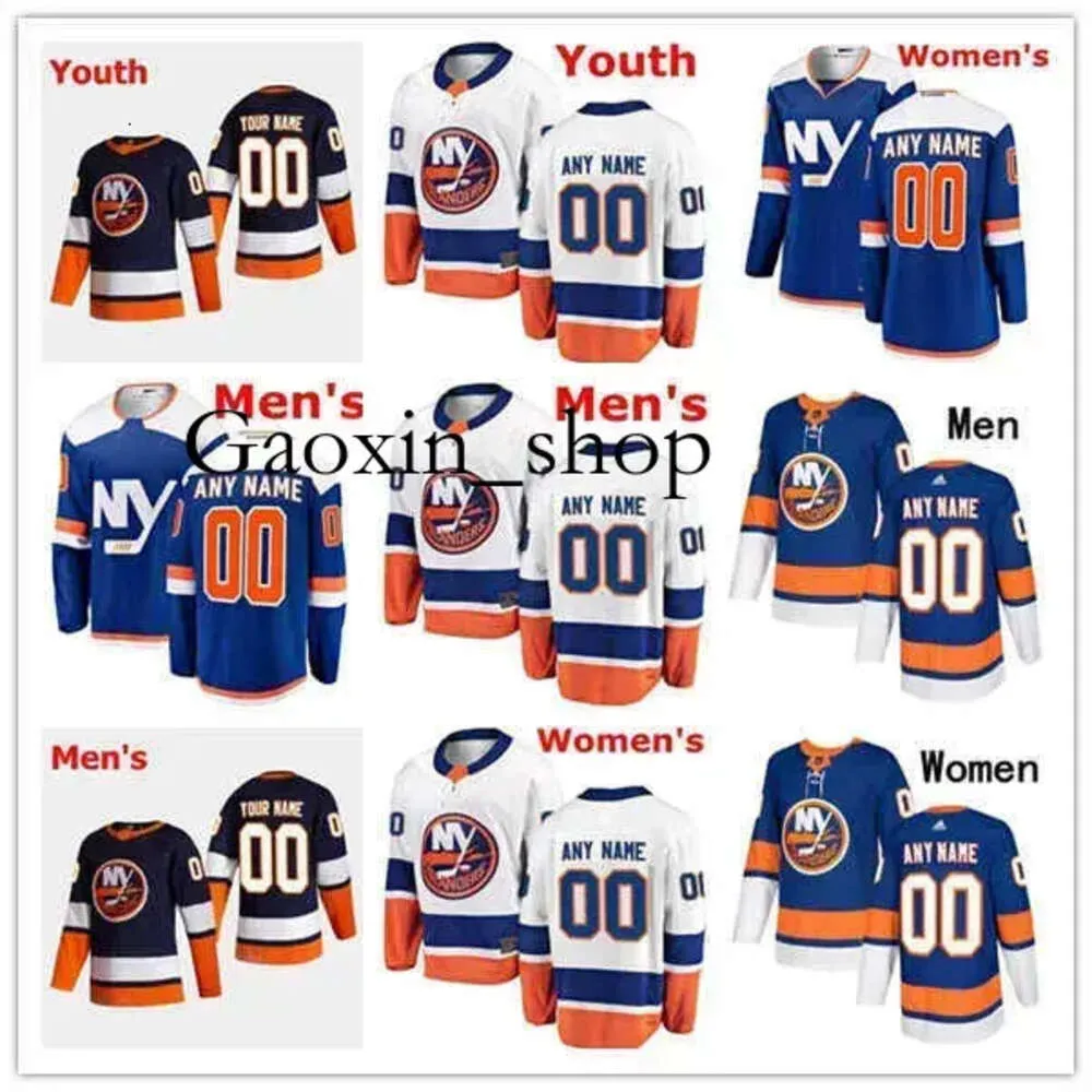 Gaoxin New Hockey Jerseys Islanders 30 Ilya Sorokin 40 Semyon Varlamov 32 Ross Johnston 25 Sebastian Aho 6 Ryan Pulock 27 Anders Lee 2 Robin Salo 1