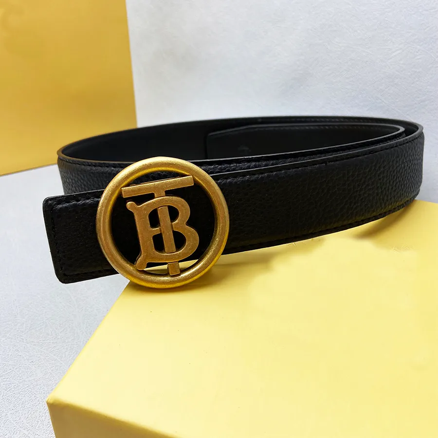 Cinture da uomo Desinger Pelle Moda Accessori da donna Cintura di lusso con lettera Grande fibbia in oro Cinturino da lavoro casual di alta qualità