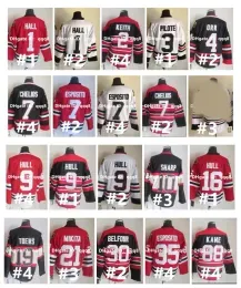 Vintage CCM Hockey Jersey Blackhawks Glean Hall Bobby Hull Esposito Stan Mikita Duncan Keith Pilote Chris Chelios Phil Esposito Denis Savard