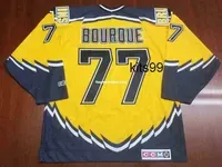 Wholesale Custom Ray Bourque Vintage Ccm Cheap Hockey Jersey Yellow Third Pooh Bear Mens Retro Jerseys