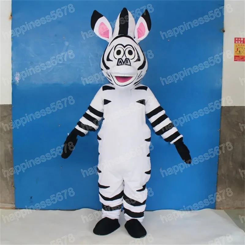 Erwachsene Größe Zebra Maskottchen Kostüme Cartoon Charakter Outfit Anzug Karneval Erwachsene Größe Halloween Weihnachten Party Karneval Kleid Anzüge für Männer Frauen