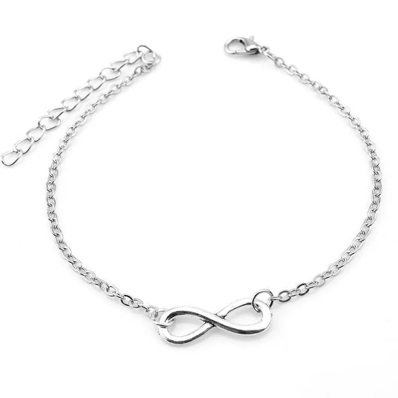 18k Guldpläterad ankellänk Charm för festgåva Hip Hop Anklets Personlighetskedja Verokera Anklet Smycken Ankelstorlek 25 cm Anklets Chunky Chain Set Gift