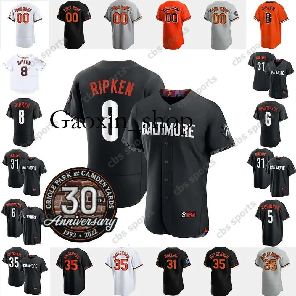 Gaoxin 35 Adley Rutschman Cedric Mullins Oriole Jersey City Connect Cal Ripken Jr. Gunnar Henderson Ryan Mountcastle Santander Felix Bautista John