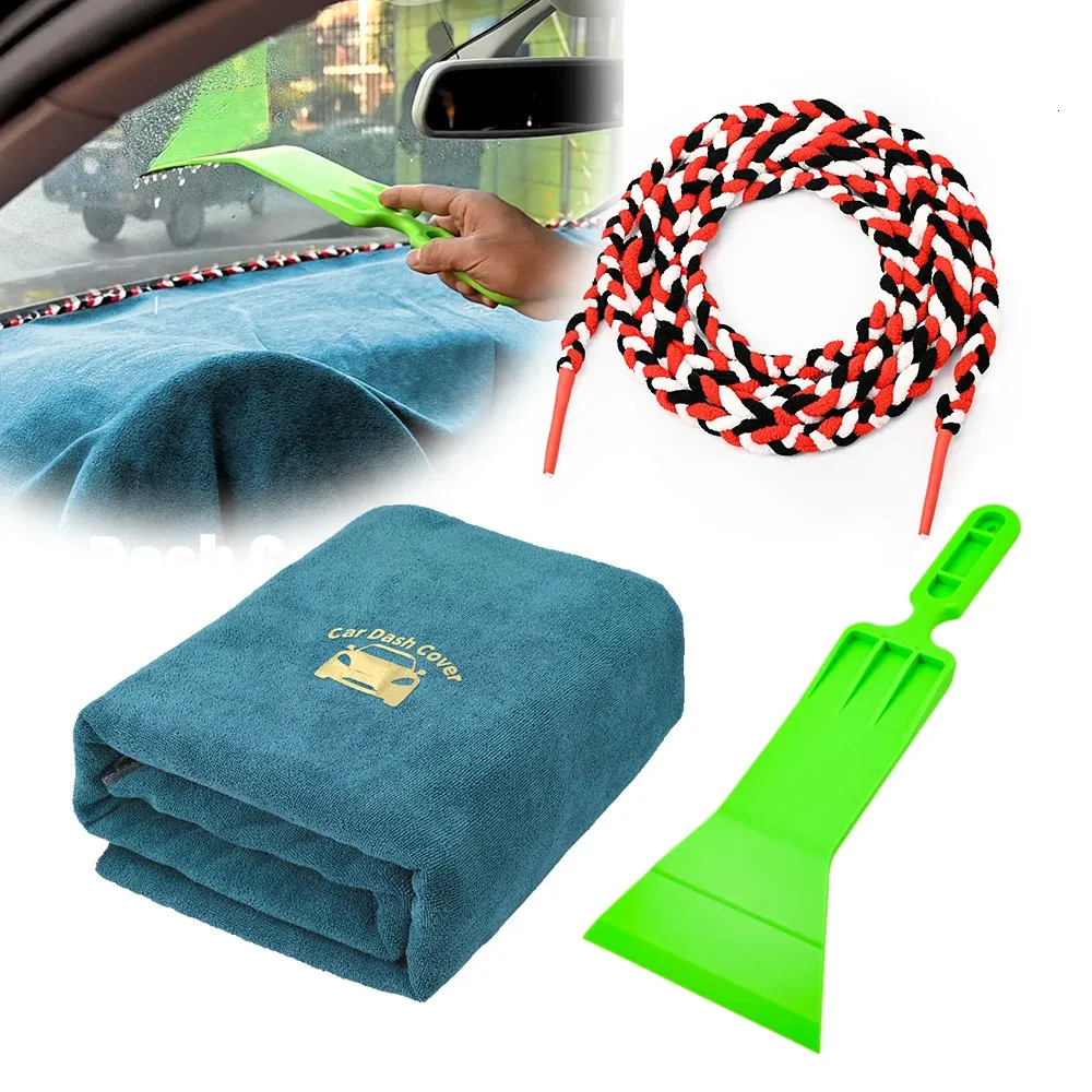 Other Home Garden FOSHIO Windshield Dashboard Protective Cover Microfiber Strong Water Absorptive Soak Tint Rope Car Wash Drying Towel Clean Tool 231216