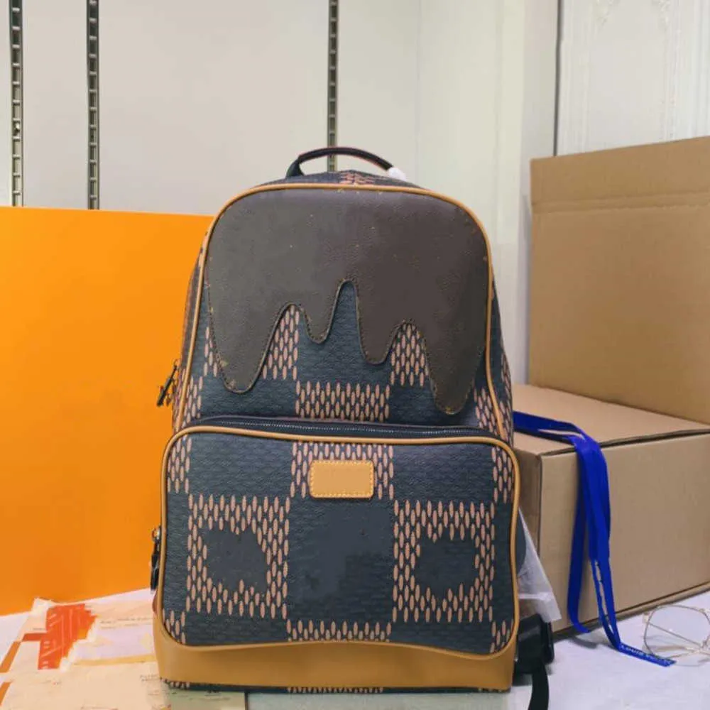 Style designerskie torby dla mężczyzny kobiety plecaki z fakturą brązowe kwiaty plecaki czarne torebki z sieci Bookbags Kobiety mężczyzn luksusowe torebki Vuttons 5A jakość plecak wysokiej jakości plecak