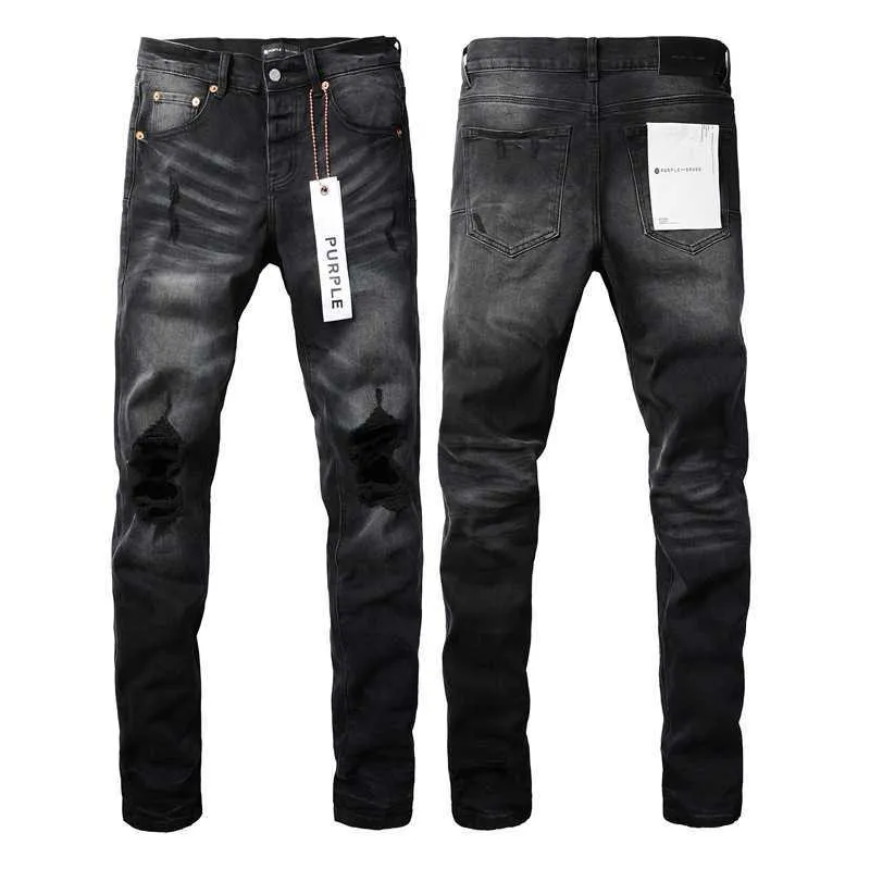 Paarse merkjeans American High Street Black Tears