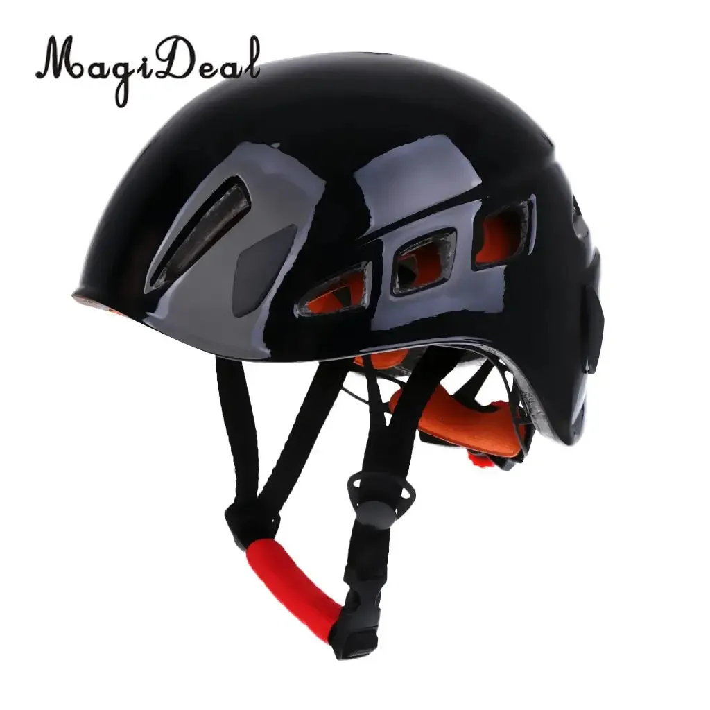 MagiDeal Safe Rock Climbing Downhill Caving Rappelling Rescue Helmet Protector for Kayak Canoe Boat Dinghy Camping Accessory