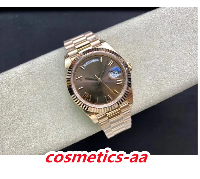 최고 품질의 EW 공장 생산 3255 자동 기계 운동 40mm 카드 1 야드 Sapphire Glass 904 스테인리스 스틸로 새로운 V2 업그레이드 시청