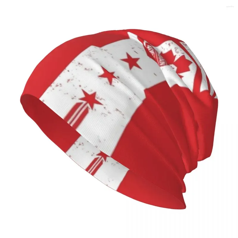 Berets 405º Regimento Canadense Chapéu de Malha Bobble Proteção UV Solar Designer Homem Feminino