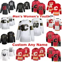 2020 All-Star Game Calgary Flames Hockey Jerseys 56 Erik Gustafsson jersey 20 Derek Forbort Johnny Gaudreau Matthew Tkachuk Custom Stitched