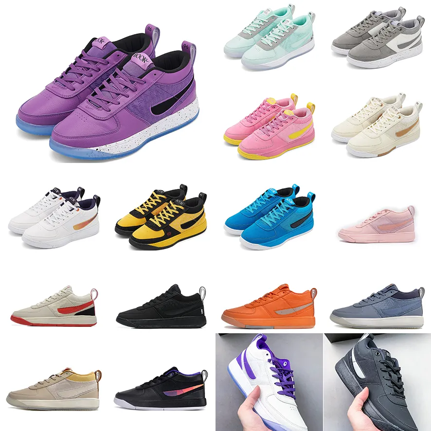 Mens Book 1 Basketballskor Devin Booker 1s Mamba Purple White Black Gold Pink Wolf Gray Blue Multi Color Green Bruce Lee USA Christmas Sneakers Tennis With Box