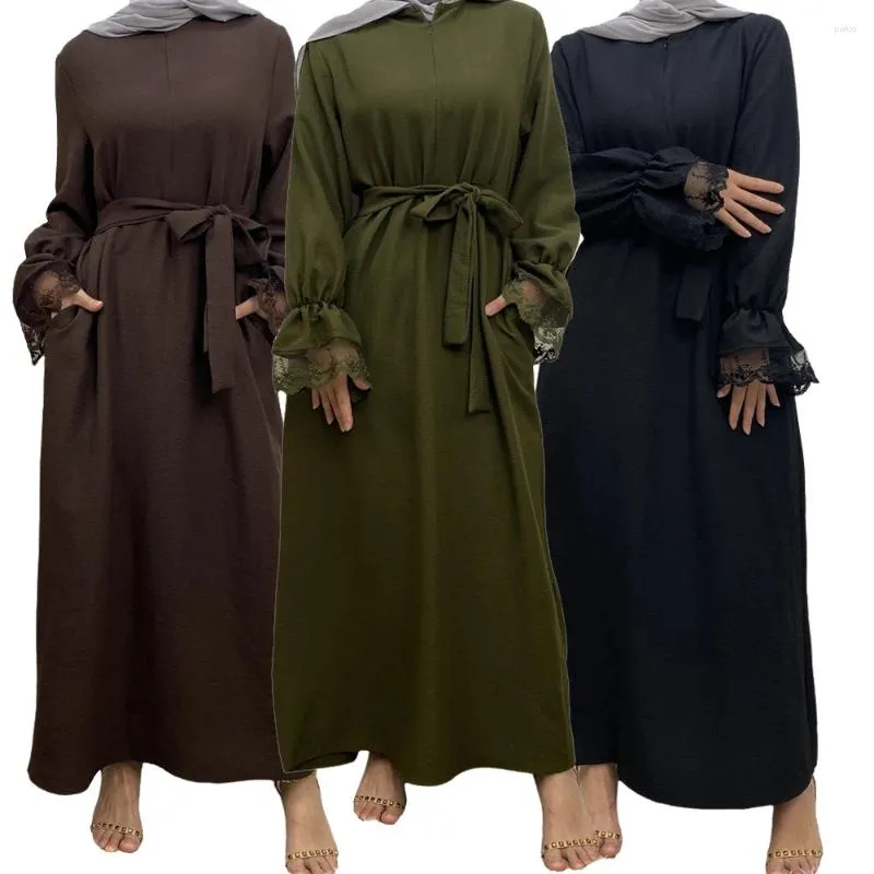 Vêtements ethniques Élégant Musulman Abayas Modeste Fermeture éclair décontractée pour les femmes Longue Maxi Robe Prière Turquie Arabe Kaftan Fête Islamique Ramadan Eid