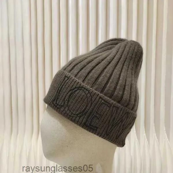 Loewee chapéu oficial de qualidade designer gorro bonés homens mulheres inverno popular lã quente chapéu de malha 01ed6n