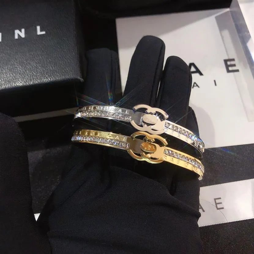 18k ouro pulseira 925 prata designer pulseira de luxo meninas amor diamante círculo pulseira clássico marca jóias casal caixa presente fashi307p