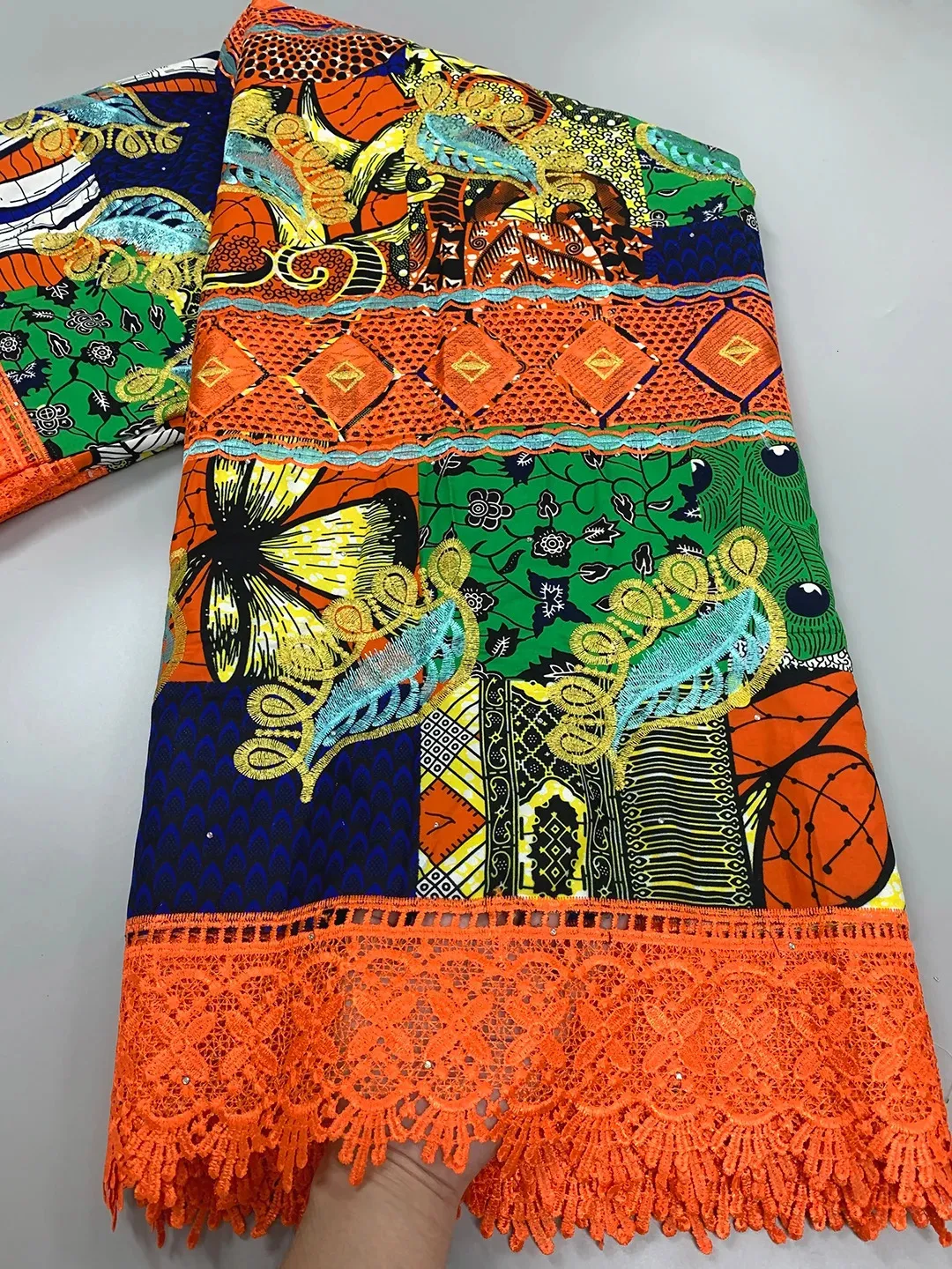 Tyg och sömnad Senaste afrikanska Real Wax Print Ankara Lace Hight Quality Prints för kvinnor Bröllopsfestklänning Sy 231216