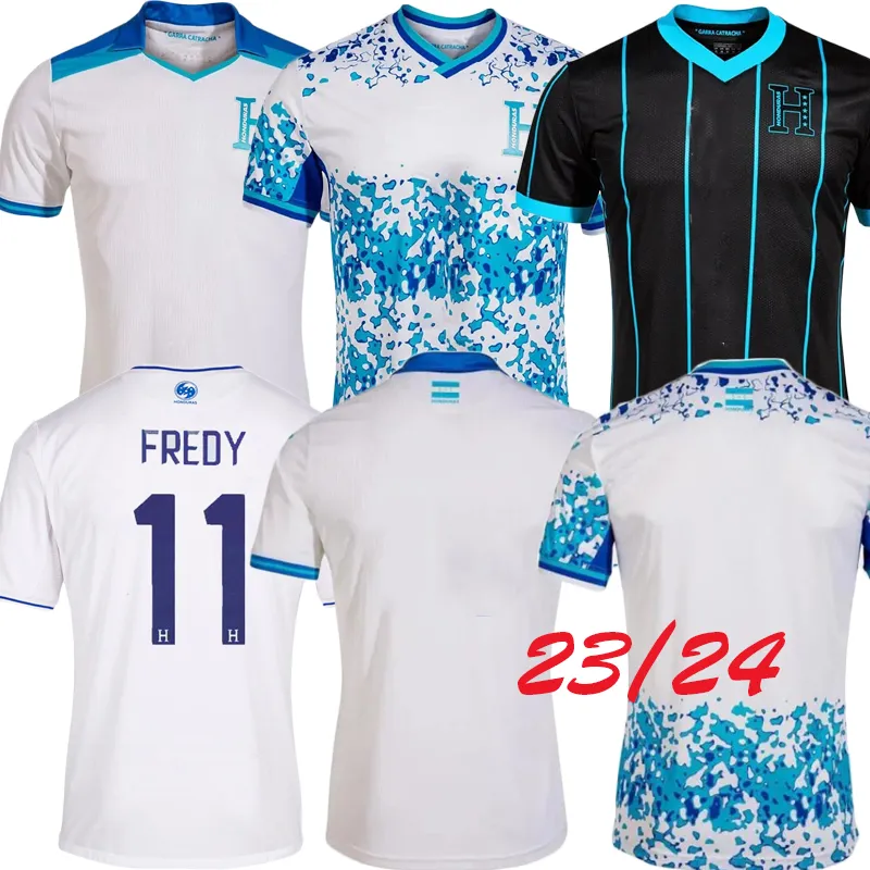 Honduras National Team Mens Soccer Jerseys 2023 LOZANO ELIS ARRIAGA PEREIRA QUIOTO PALMA Home White Away 3ème maillot de football à manches courtes Fans uniformes