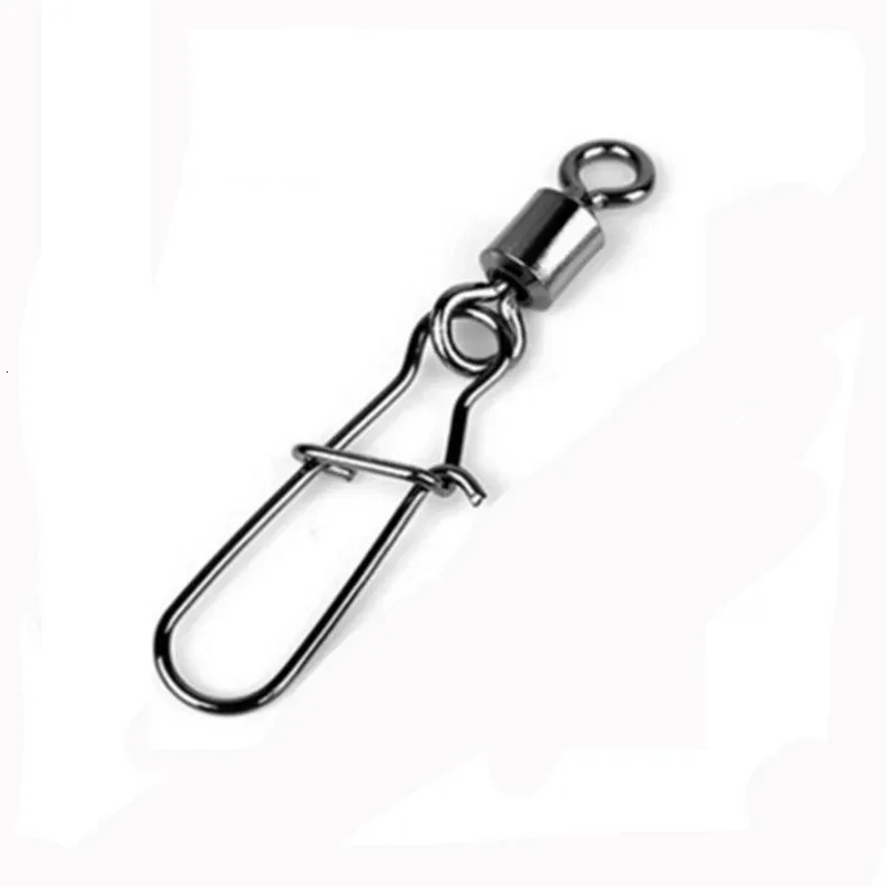 Fishing Hooks Whosesale By Bulk Fishing Connector Bearing Rolling Swivel  Interlock Snap Pins Fishhook Tackle Accessory Pesca Peche 231216 From  Mang09, $36.28