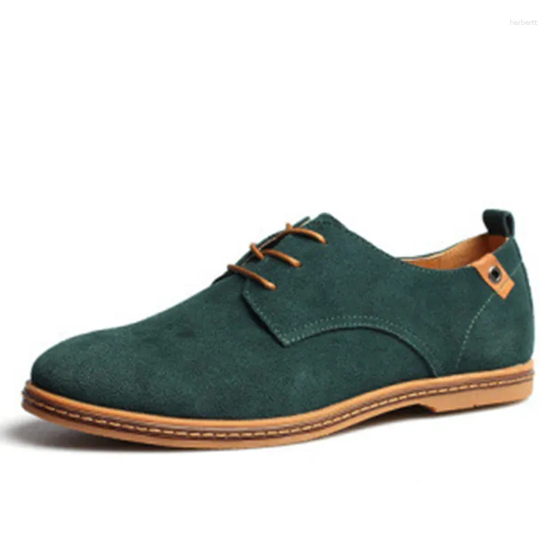 Sapatos de vestido marca masculina tendência britânica casual camurça oxford couro costura zapatillas dança plana