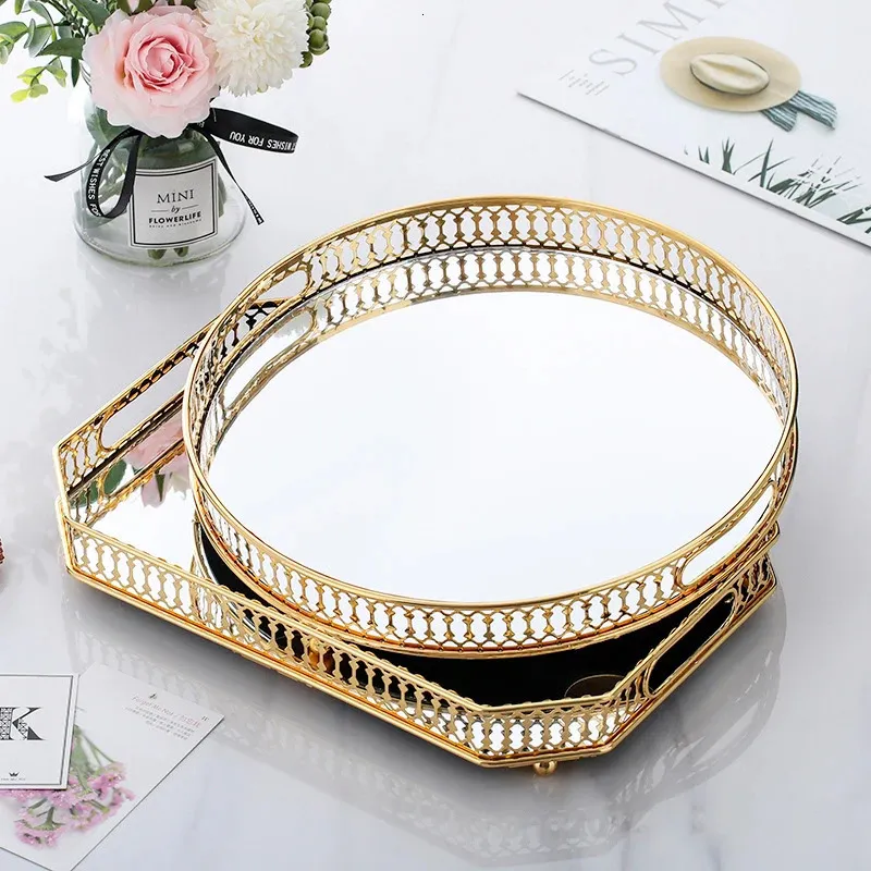 Hanna Obets Vintage Gold Tay With Mio Glass Base | Cad