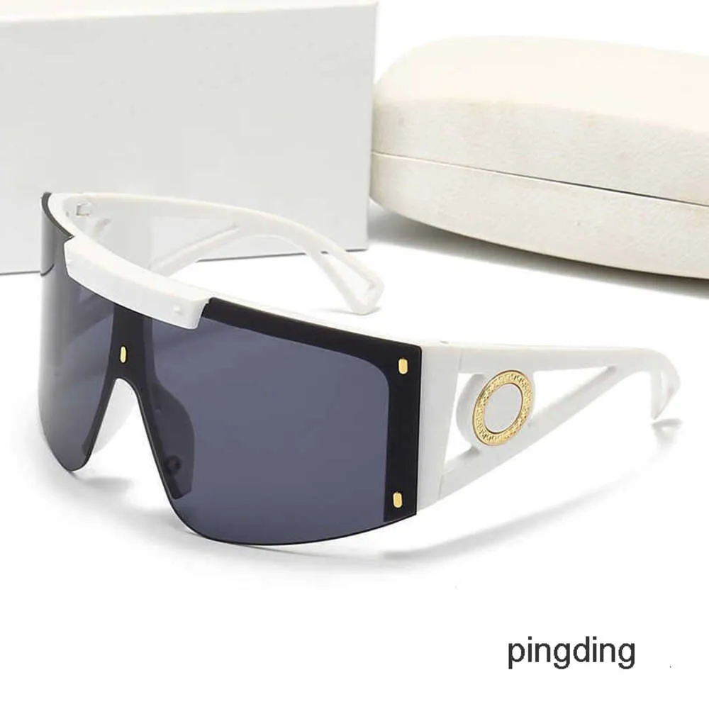 Okulary przeciwsłoneczne projektant 2023 Diamentowe okulary 4393 Vintage Square moda luksusowy mężczyźni cyklon rama romboid awangardowa unikalna najwyższej jakości styl