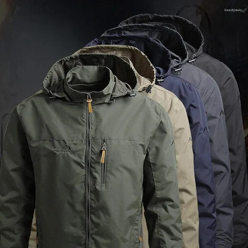 Chaquetas de invierno para hombre, rompevientos, abrigos informales, Parkas militares tácticas del ejército, impermeables, ropa de calle 5XL