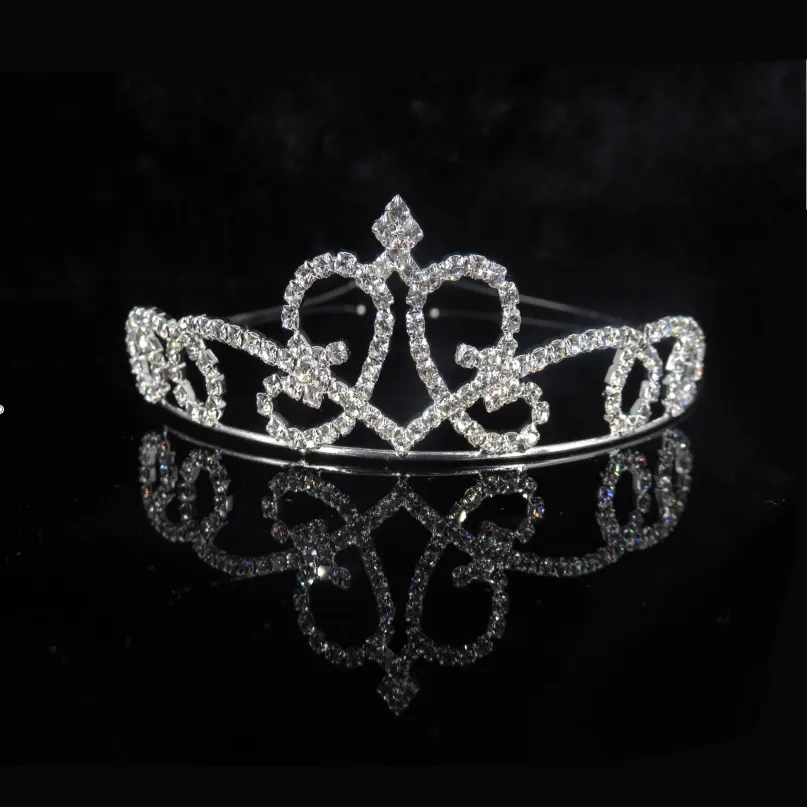 Headpieces Rhinestone Wedding Crown Tiara Bridal Prom Evening Jewelry